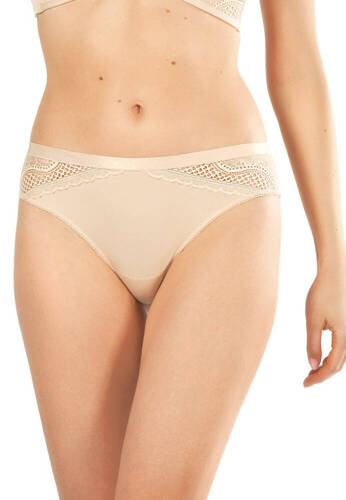 Трусики-бразиліана жіночі Clarisa Nipplex, - бежевий