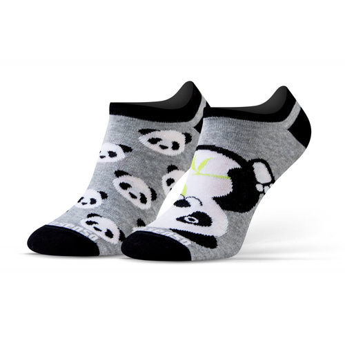 Короткі шкарпетки Панди finest cotton Sesto Senso, - сірий