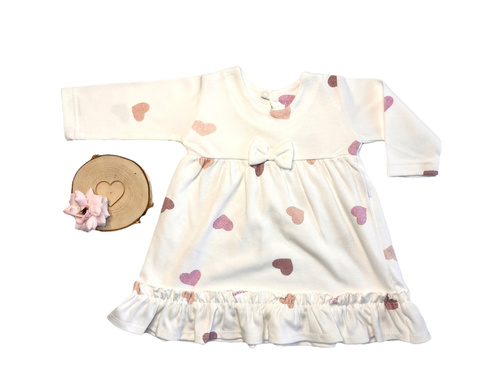 Mamatti SK15036 сукня для дівчинки – 100% бавовна | Зручна та легка | Польське виробництво