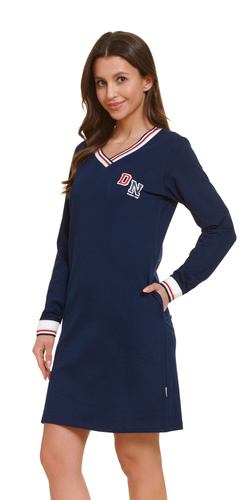 4534 Нічна сорочка Doctor Nap — темно-синя