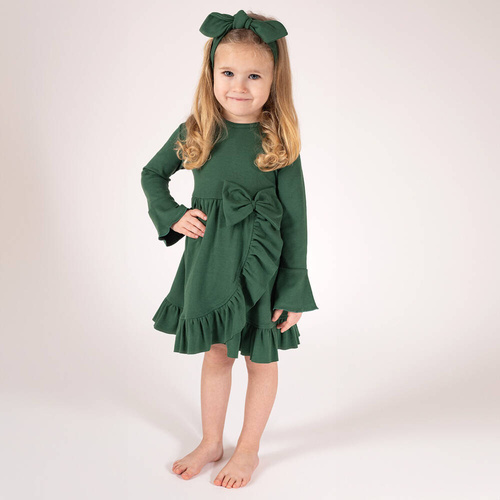 Сукня для дівчинки 163174 "Magia Świąt" Nicol - зелений