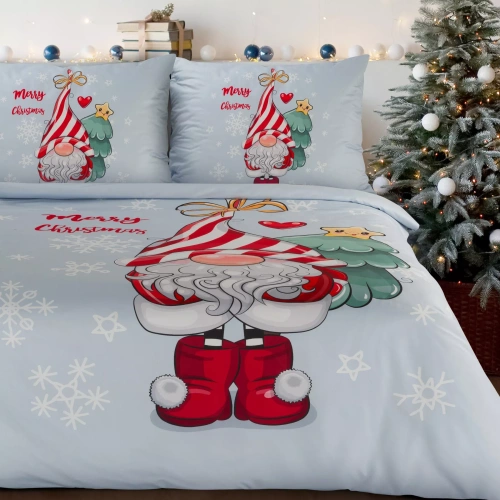 Beiner Комплект постільної білизни із мікроволокна Eurofirany, – гном, сіра, м’яка, двостороння, швидко висихає