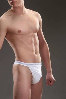 Труси стрінги чоловічі High Emotion Cornette,- білий