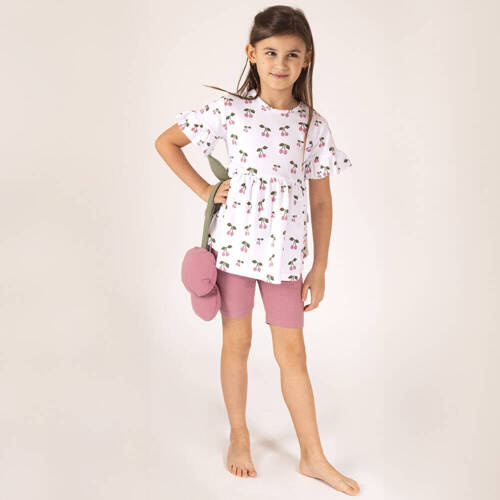 Шорти-велосипедки для дівчинки 204200 "Emily" Nicol, - ліловий