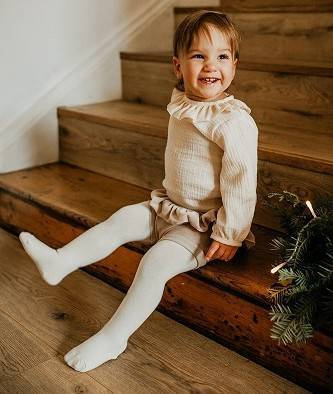 Муслінова блузка дитяча  Ceremony Eevi, - eкрю