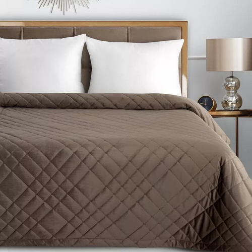 Eurofirany Ria 6 покривало велюрове декоративне коричневий