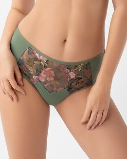 Жіночі трусики бразиліана K 941 Delaila Gorsenia – сітка, тюль, вишивка