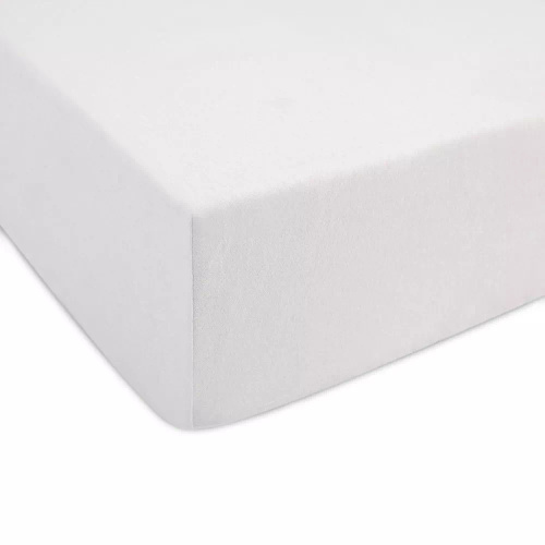 Трикотажне простирадло з резинкою Constance KARO, - білий 001