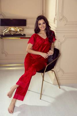 Піжама жіноча 631 Milagros Forex - червоний