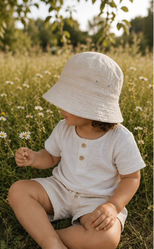 BL55102 Mamatti Біла бавовняна блузка поло з коротким рукавом та ґудзиками