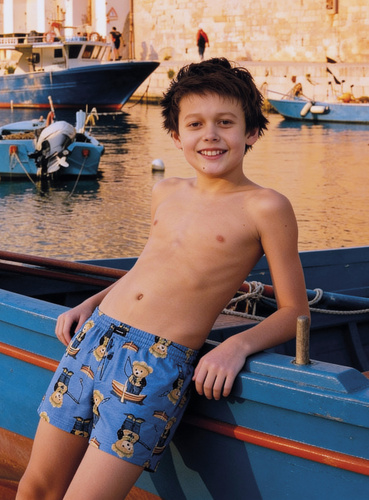 Боксери для хлопчика Cornette 714/07 715/07 100% бавовна з ґудзиком