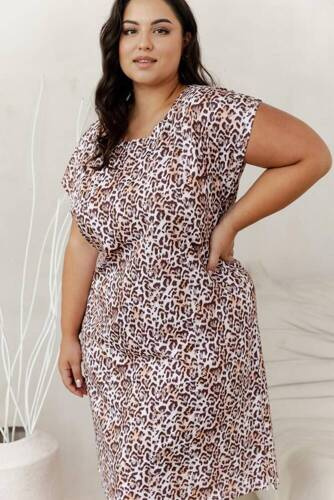 Нічна сорочка жіноча 3361 Esti Taro - леопрад