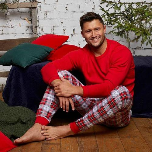 Чоловіча Піжама Moss Italian Fashion червоний