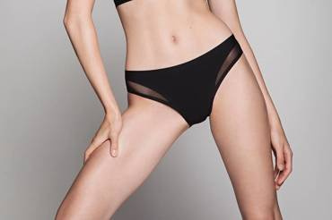 Трусики безшовні жіночі L-POL 5017 BI-02 Laser Cut Lama, - чорний