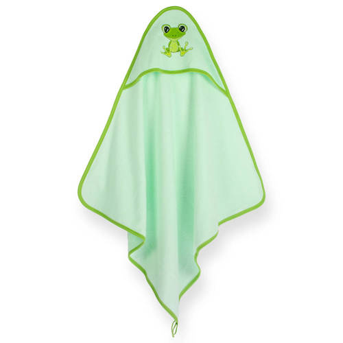 Дитячий рушник після купання Жабка Martex, - зелений