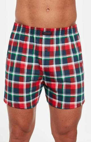 Вільні труси - боксерки чоловічі Comfort 002/274, 008/274 Cornette, - червона клітинка