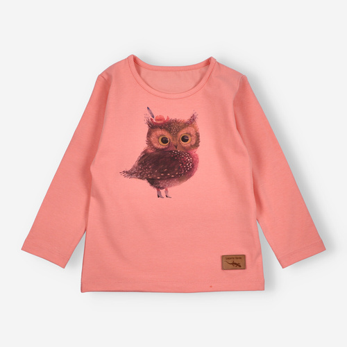 Дитяча блузка Lagarto Verde з довгим рукавом для дівчинки