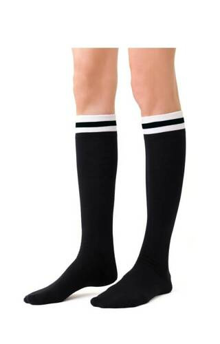 Підколінки жіночі Смужки Art.072 Steven, - 006 чорний