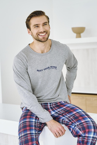 Піжама чоловіча Franco 3478 Taro, - сірий