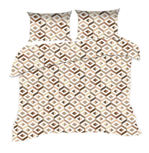 Комплект бавовняної постільної білизни Classic E24 1760N Karo