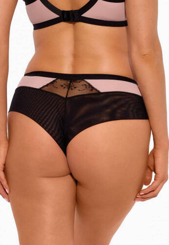 Жіночі трусики-бразиліана GFB 1274 Frida Gaia, - чорний/рожевий