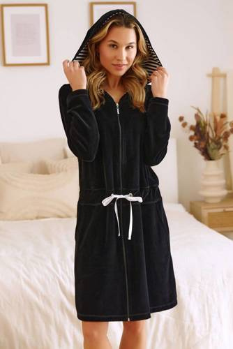 Халат жіночий 1008 Doctor Nap, - black