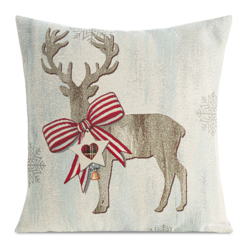 Декоративна наволочка Chp 322 gobelinowa renifer Eurofirany - natural
