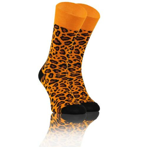 Високі шкарпетки Пантерка finest cotton Sesto Senso, - помаранчевий