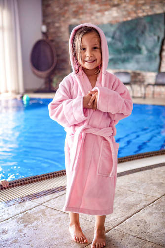 Bamboo Халат дитячий бамбуковий ByShelly - світло-рожевий