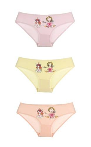 Набір трусиків для дівчинки 3 шт. 415064 Donella, - multicolor