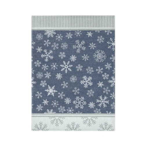 Кухонна серветка Snow Zwoltex темно-синя 50x60 см 100% бавовна Ultrasoft 200 г/м²