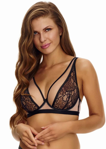 Бюстгальтер м'який 2457 bralette Lupoline, -чорний