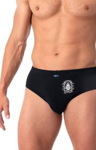 Набір трусів сліпів чоловічих 2 шт. MPP 254 Key, - чорний/сірий