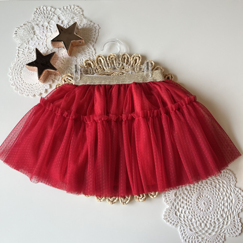 Тюлева святкова спідничка для дівчинки Mamatti ST01 Merry Christmas