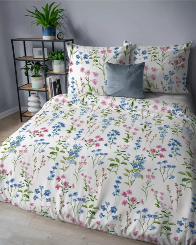 5634 A Detexpol Pastel Flowers – фланелева постільна білизна з бавовни