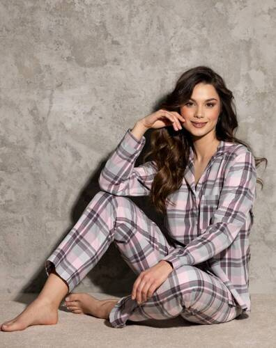 Піжама на гудзиках жіноча You & Me Momenti Per Me, -pink