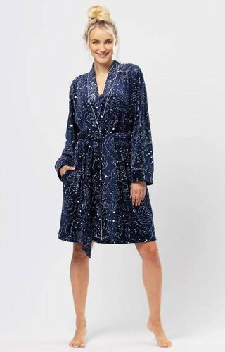 Жіночий халат LGD 911 B24 Key,- темно-синій
