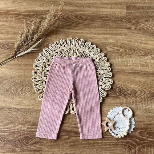 Штанці для немовлят SLAG006 EkoBaby Mamatti - рожевий