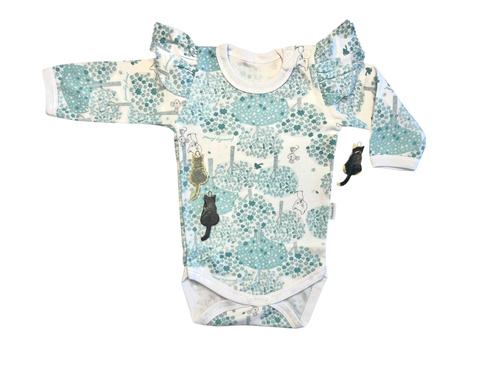 Боді з довгим рукавом для дівчинки Mamatti BD15126 – 100% бавовна, комфорт і якість