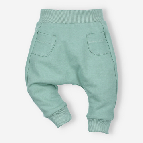 Дитячі штанці з органічної бавовни ABN-4517/ZIE Nini зелений