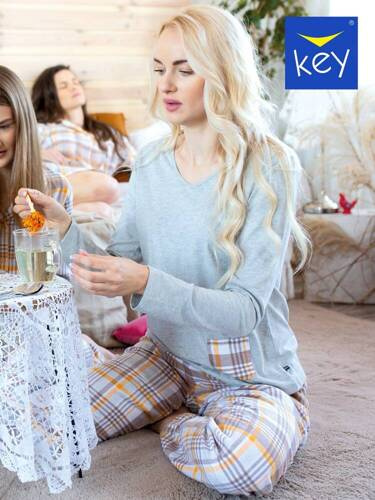 Піжама жіноча LNS 458 Key -сірий