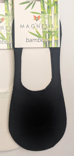 Стопки балерини Bamboo Magnetis 251145 бамбук силікон комфорт black