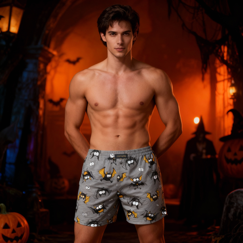 001/182 011/182 Вільні труси-боксерки чоловічі  Cornette  сірий