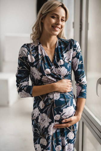 Grow with me Сукня для вагітних і годуючих довгий рукав Milk&Love